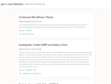 Tablet Screenshot of gen.newrandom.com